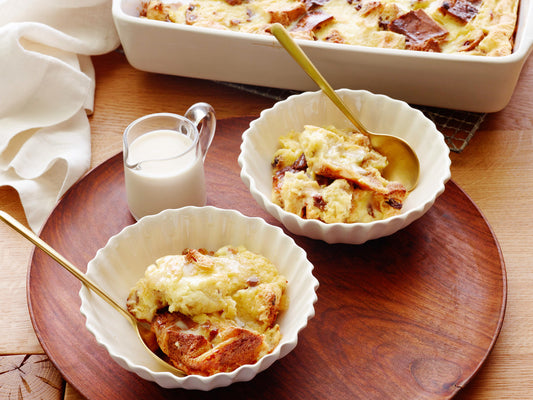 White Chocolate Amaretto Bread Pudding