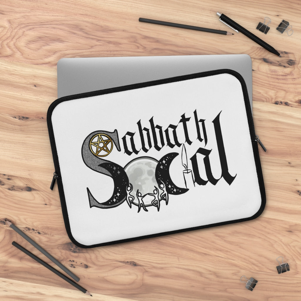 Sabbath Social Logo Laptop Sleeve